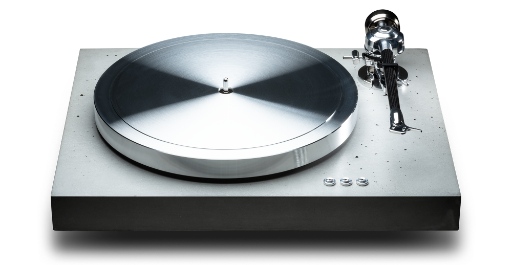EAT C-Dur Concrete: Audiophiler Plattenspieler aus Beton