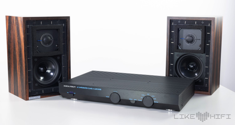 Musical Fidelity A1 Verstärker und LS3/5A Kompaktlautsprecher