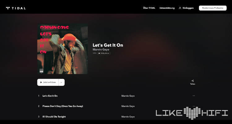 Marvin Gaye Let’s Get It On Cover Tidal