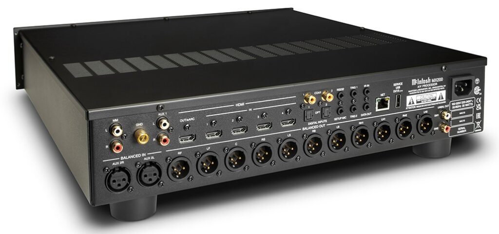 McIntosh MX200 AC: 11-Kanal Heimkino AV-Prozessor mit Dirac
