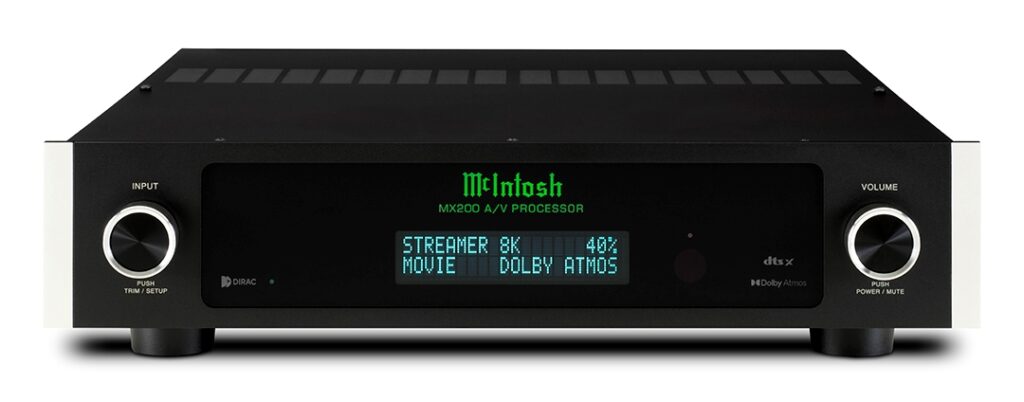 McIntosh MX200 AC: 11-Kanal Heimkino AV-Prozessor mit Dirac