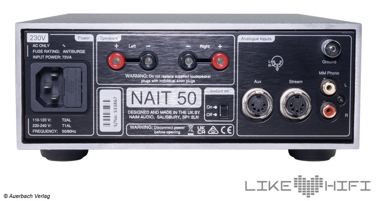 Naim Nait 50 – Stereovollverstärker im Retro-Style