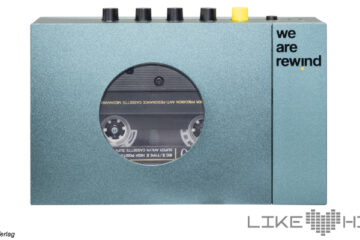 We Are Rewind - moderner Walkman mit Bluetooth in Blau