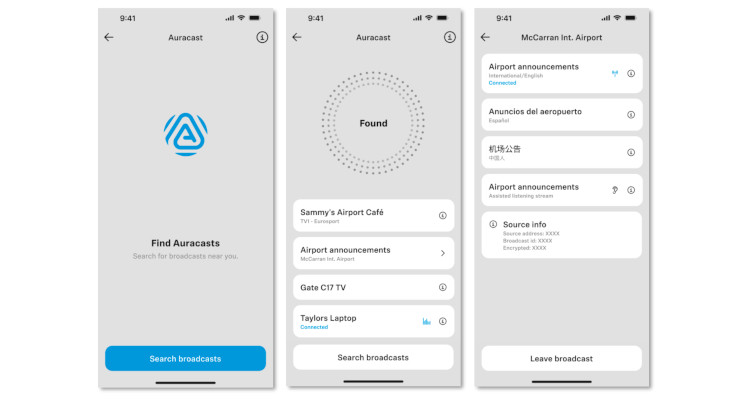 Sennheiser Smart Control App Auracast