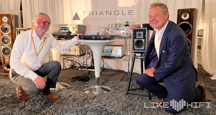 Jürgen W. Reichmann und Musical Fidelity CEO Heinz Lichtenegger