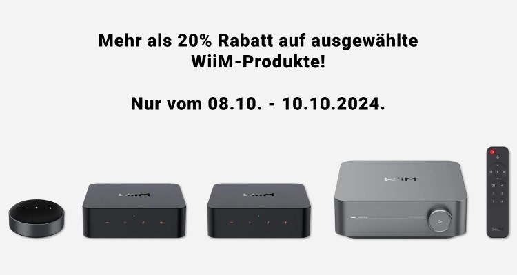 WiiM Rabattaktion