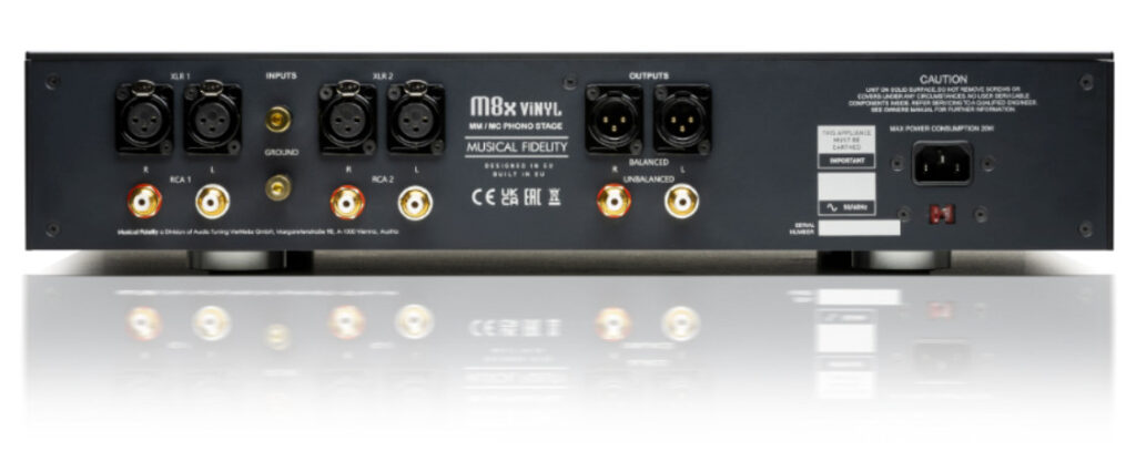 Musical Fidelity M8x Vinyl Rear