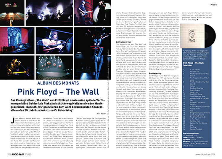 Pink Floyd Album des Monats AUDIO TEST 1 2025