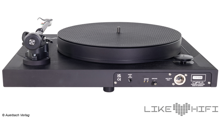 Test: Cyrus TTP Turntable Rückseite