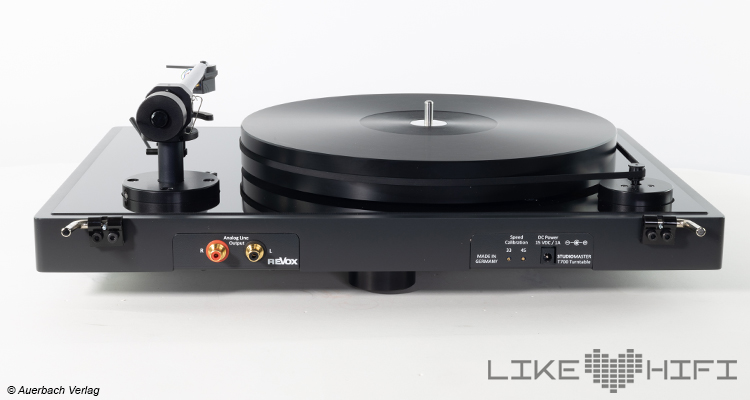 Revox Studiomaster T700 Black Edition Plattenspieler Test 