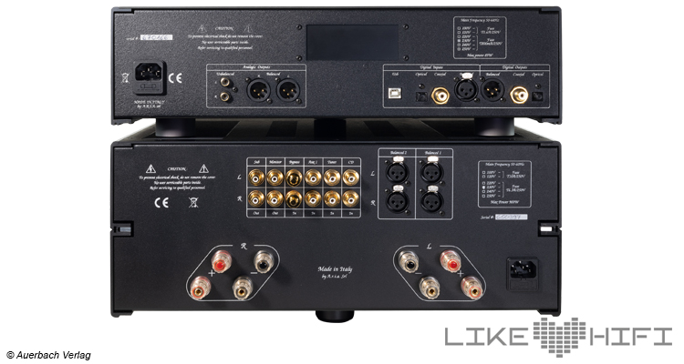 Test: Unison Research Unico 90 Verstärker & Unico CD Due Rückseite