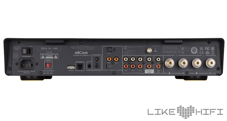 Test: Arcam Radia A25 – Stereo Vollverstärker Back