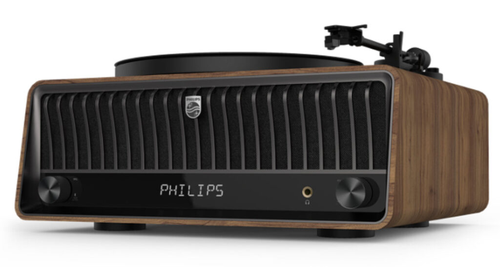 The Tina (Philips V9000) – All-in-One HiFi System mit Plattenspieler Philips Audio Century Serie
