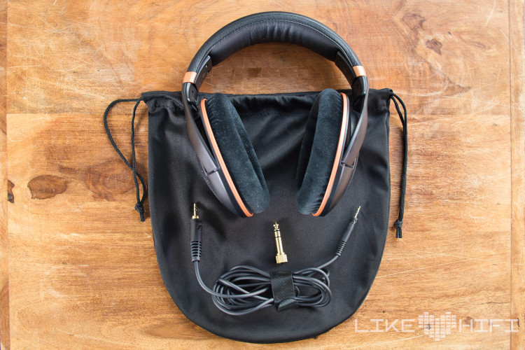 Sennheiser HD 505 Copper Kopfhörer Test Review Zubehör