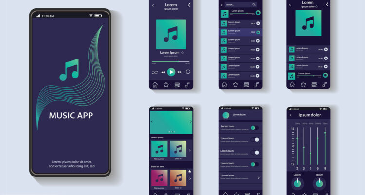 Smartphone Musik App