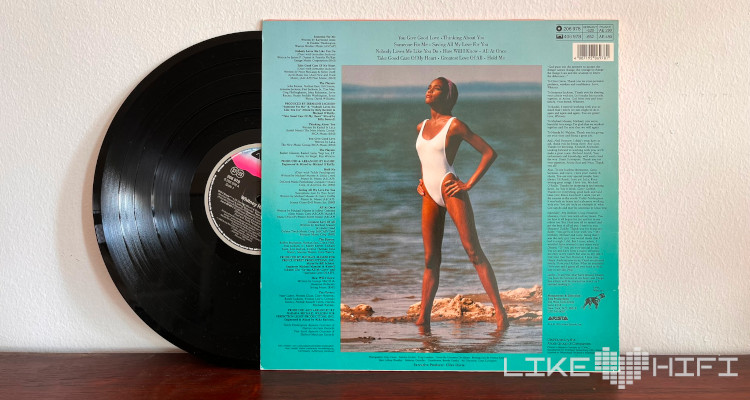 Whitney Houston Album Vinyl Back Cover