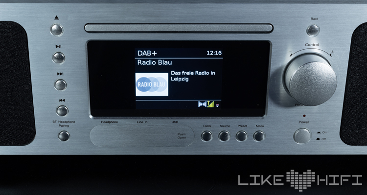 Nahaufnahme des Displays des BB-200.