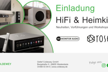 HiFi-Event: Monitor Audio und HiFi Rose bei Coldewey in Westerstede am 4. & 5. April 2025