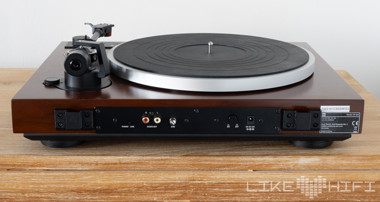 Der Dual CS 529 von Hinten