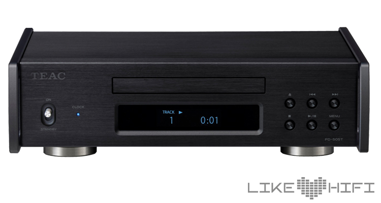 Frontansicht des PD-505T mit angeschaltetem Display
