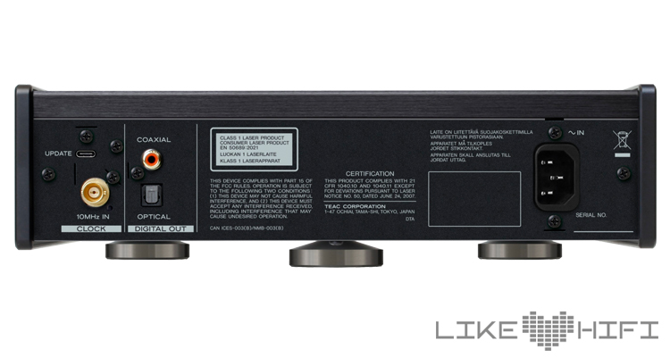 Rückansicht des PD-505T