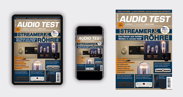Audio Test Magazin 03 2025 März April Röhrenverstärker Streamer HiFi Cover