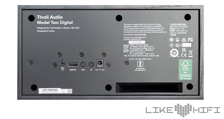 Rückansicht des Model Two Digital