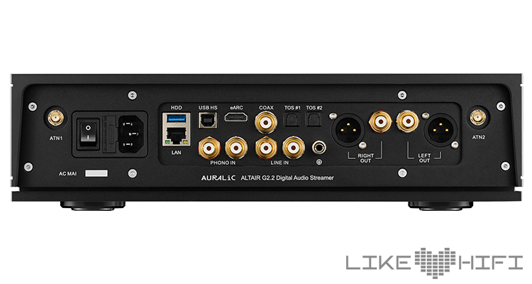 AURALiC Altair G2.2 Streamer Rückseite 