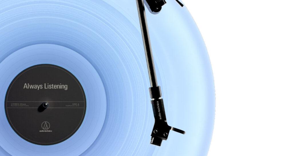 Audio-Technica Hotaru Plattenspieler blau