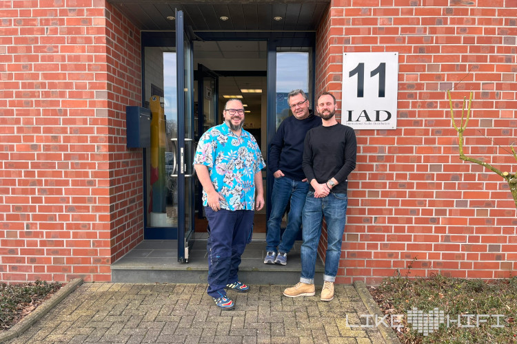 Krey Baumgartl, Thomas Henke und Enzo Bauer von der IAD in Korschenbroich
