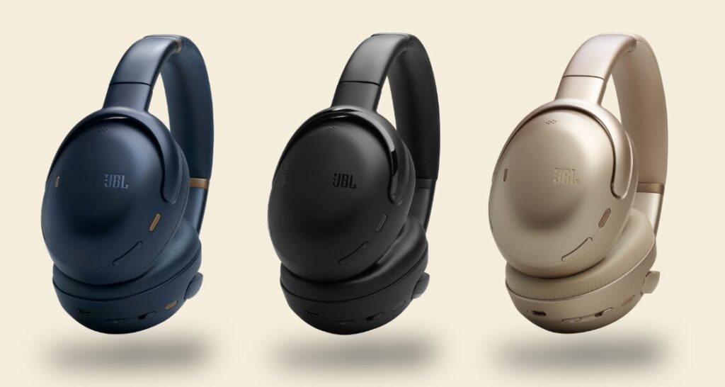 Over-Ear-Kopfhörer JBL Tour ONE M3 in Blau, Schwarz und Gold