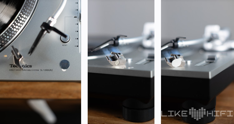Installation des Little Fwend auf einem Technics Sl-1200 - Setup Fixierung