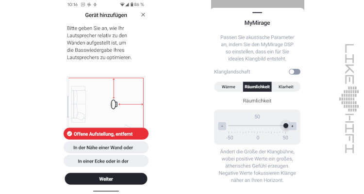 Marantz Horizon High End Streaming Lautsprecher Test App