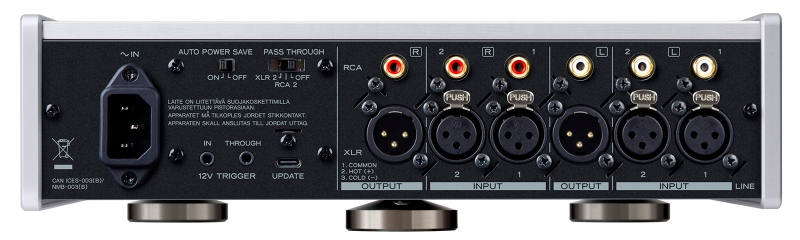 TEAC HA-507 Kopfhörerverstärker Rückseite