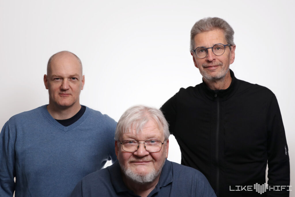 Norbert Theisges, Karl-Heinz Fink und Rainer Finck.