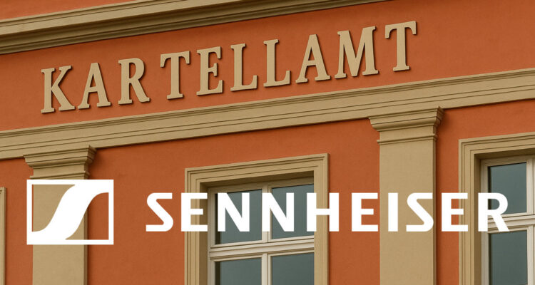 Bild Katellamt, davor Logo Sennheiser