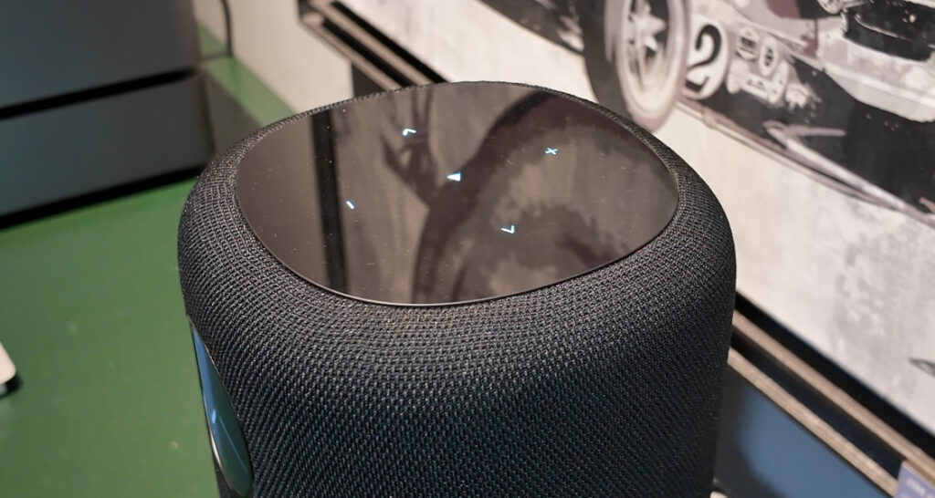 Wiim Sound Oberfläche mit Touchsteuerung