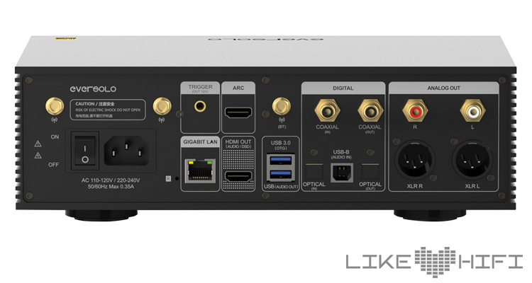 Eversolo DMP-A6 Gen 2 Rückansicht