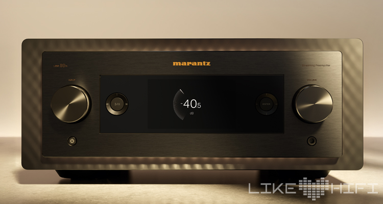 Marantz LINK 10n Netzwerk-Player Frontansicht schwarzes Modell