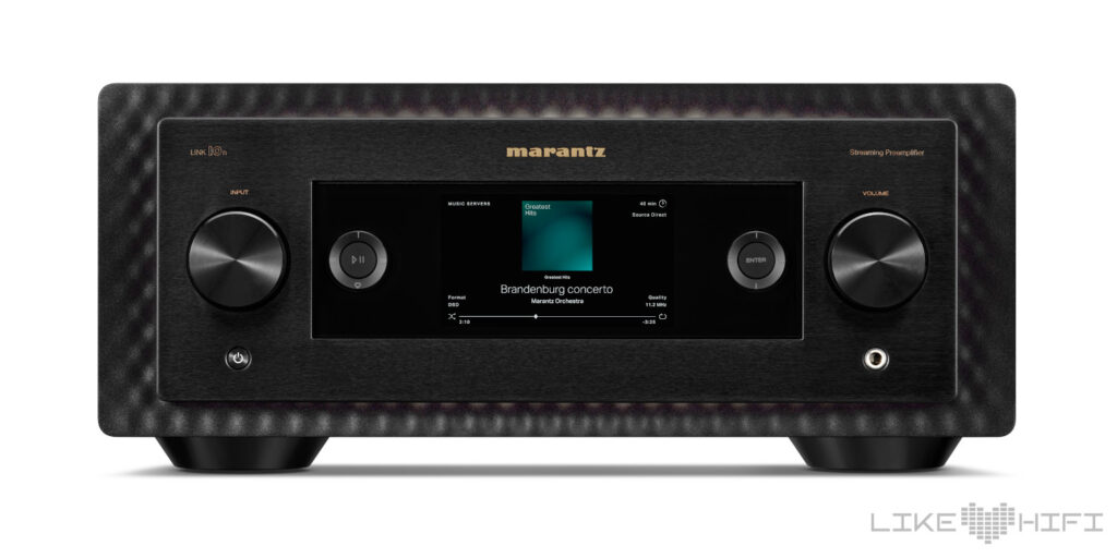 Marantz LINK 10n Netzwerk-Player Frontansicht schwarzes Modell