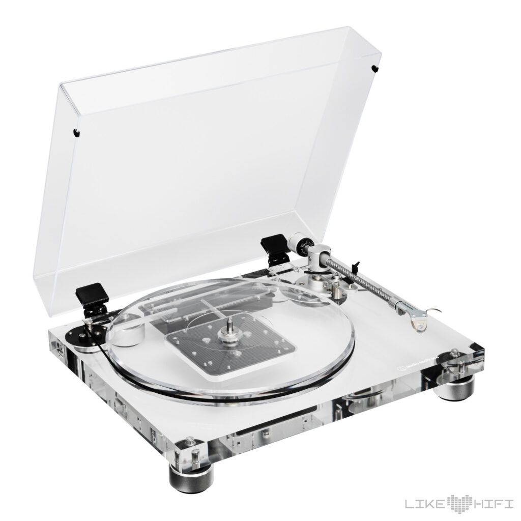 Audio-Technica AT-LPA2 Plattenspieler Test Acryl