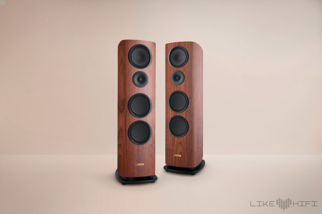 Canton Reference 5 – High End Standlautsprecher Nussbaum