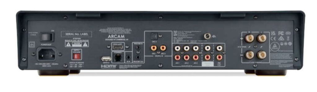 Arcam Radia A15+ Verstärker Rückseite