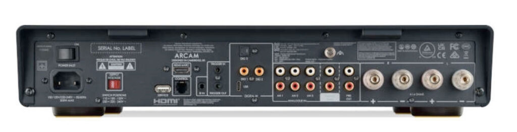 Arcam Radia A25+ Verstärker Rückseite