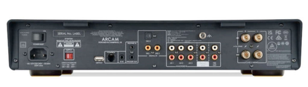Arcam Radia A5+ Verstärker Rückseite