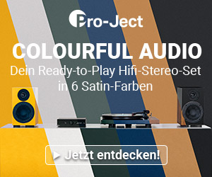 Pro-Ject COLOURFUL AUDIO Dein Ready-to-Play Hifi-Stereo-Set in 6 Satin-Farben