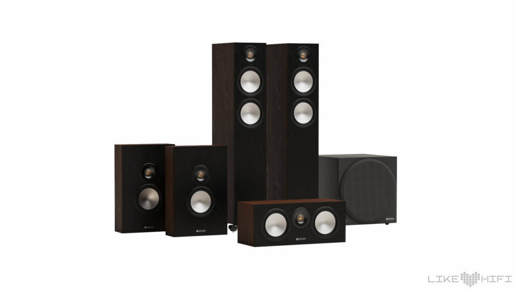 Monitor Audio Bronze Cinema 300 7G W10 - 5.1 Lautsprecher Set