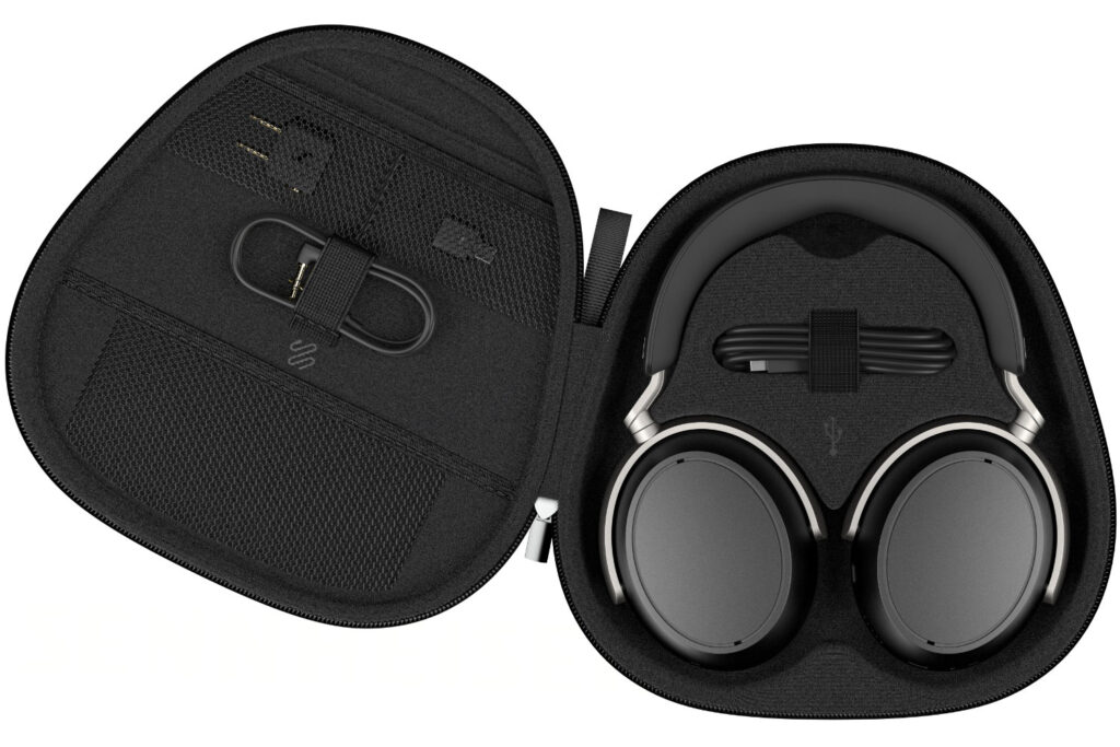 Sennheiser HDB 630 kabelloser Kopfhörer Tasche mit Kopfhörer und Zubehör